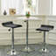 Ensemble de 2 tabourets de bar rotatifs réglables Juddson, en cuir de polyuréthane sans dossier de hauteur comptoir avec repose-pieds et vérin à gaz pour îlot de cuisine, bar personnel-953530002-1030040471