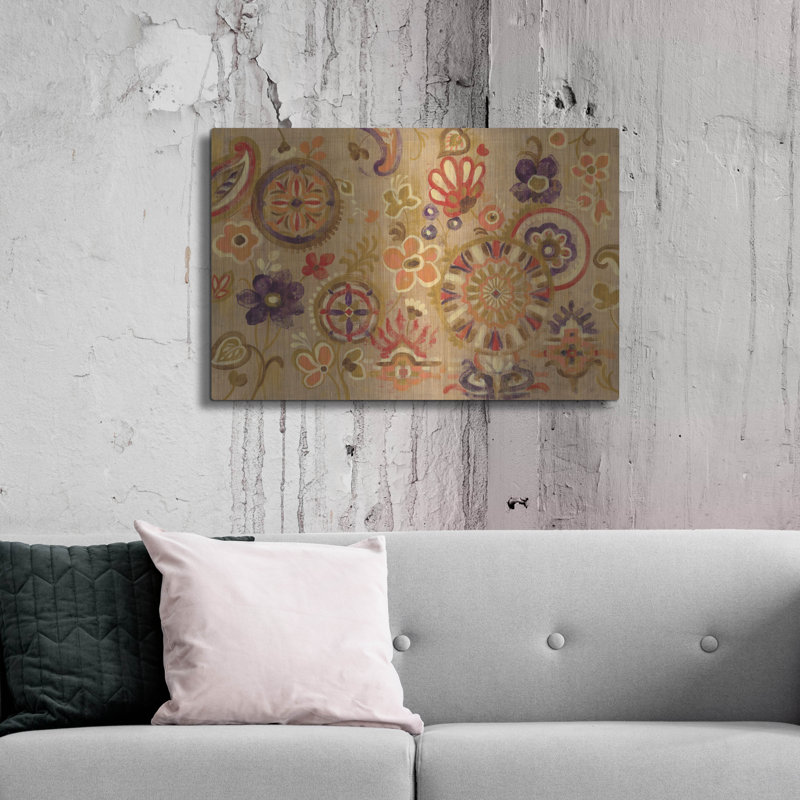 "Paravent oriental" par Silvia Vassileva, H 24 po x l 36 po