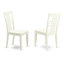 Ensemble de table de cuisine 7 pièces comprenant une table rectangulaire à rallonge papillon et 6 chaises, 107 x 213 cm, blanc lin-22133875-133991260
