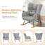 Modern Rocking Chair Cozy and Stylish Armchair for Living Room, Nursery, or Bedroom-352584735