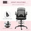 Chaise de bureau réglable en maille haute, tissu noir, conception spacieuse pour les espaces créatifs