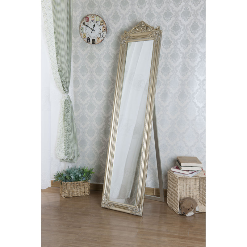 Freestanding Mirror, Golden Champagne