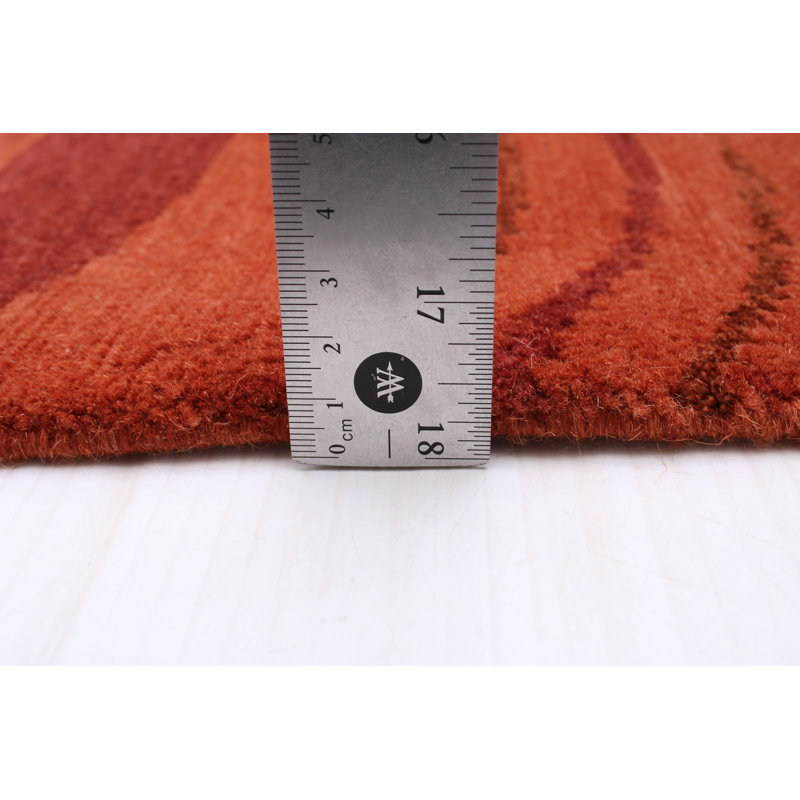 Wool Abstract Indoor Rug