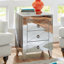 Table de bout avec rangement Evelinda