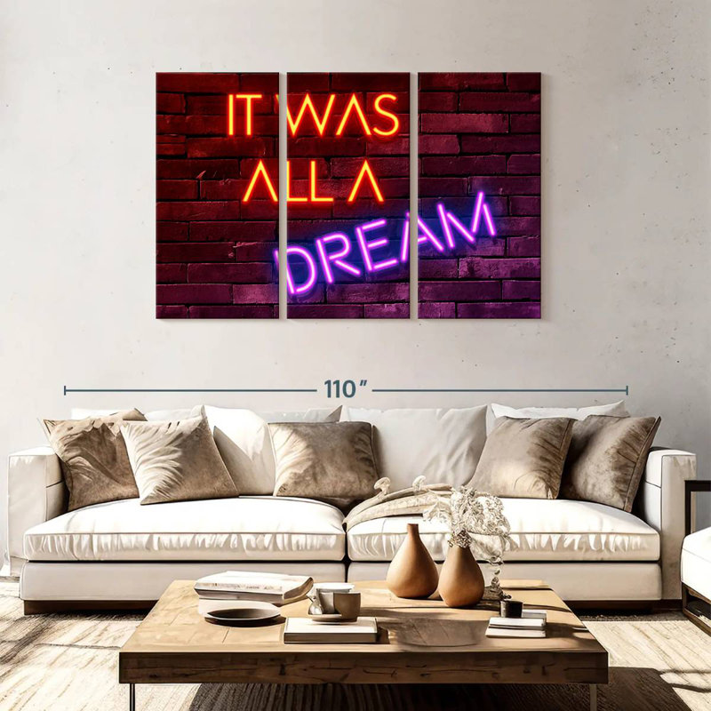 Tergel It Was Always A Dream, H 48 po x l 74 po