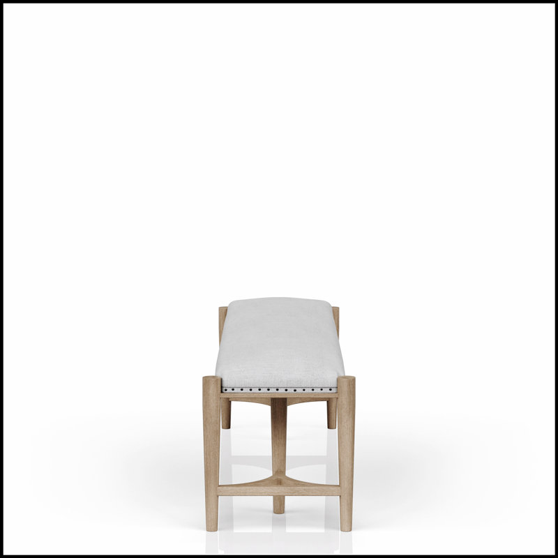 Sand Colored Bench Simple design, comfortable and durable, multi-functional bench