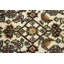 Tapis tribal en laine fait à la main vintage 2 x 2 pi 4 po