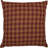 Burgundy Check Prim Blessings Pillow 12x12