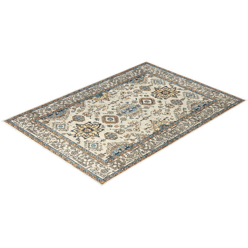Serapi One-of-a-Kind 4' 1" X 5' 10" Hand Knotted Area Rug
