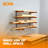 Material Rack Wall Mount Storage System And Lumber Storage Rack - PBR-0410, Orange/Grey