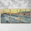 «Deserte Highway I», reproduction sur toile 3 pièces-529521613-529521606