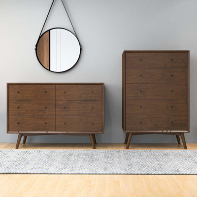 Caroline Mid Century Modern Solid Wood Dresser