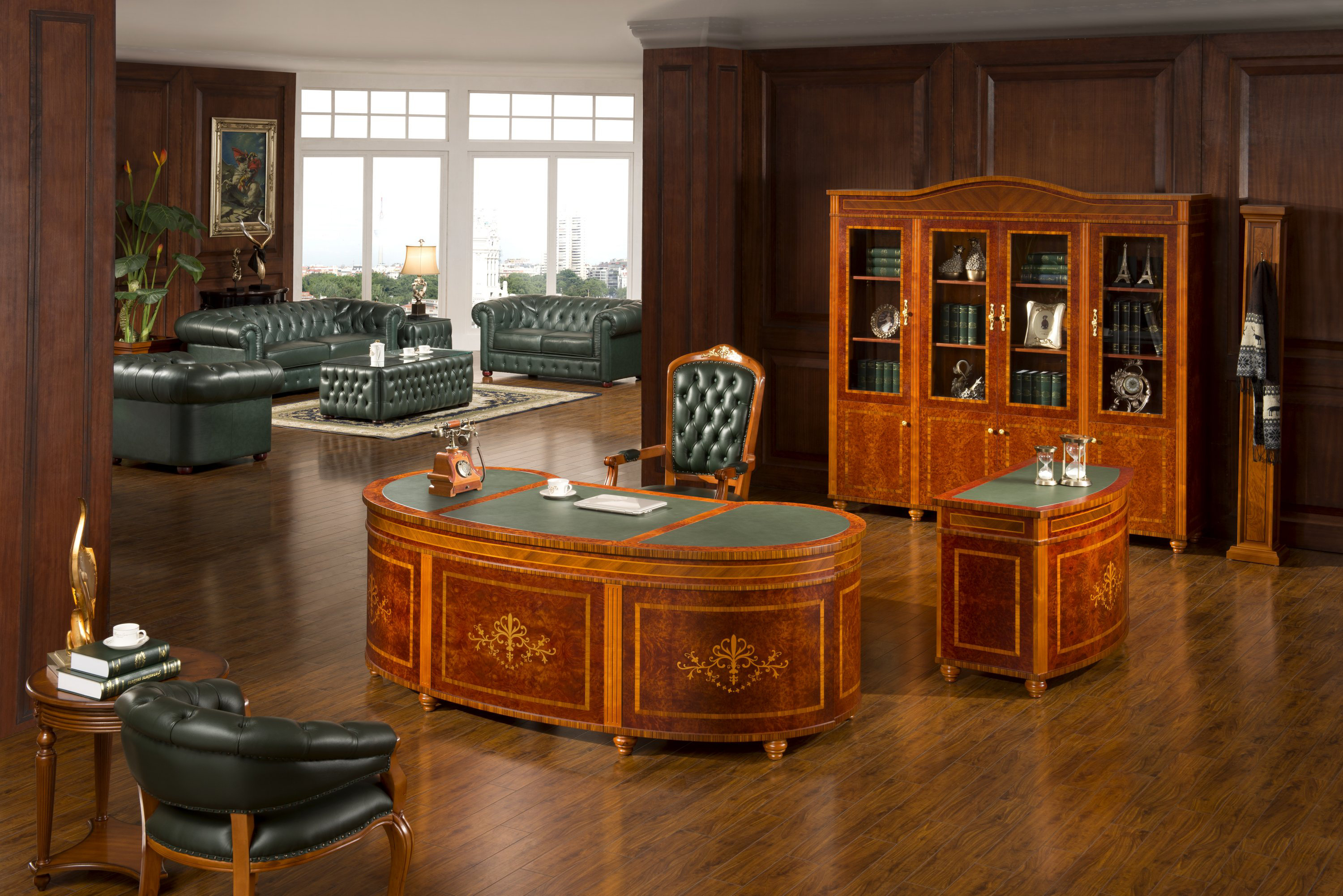 Hardwood deals office furniture