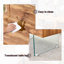 Table basse en MDF Cohette avec pieds en verre trempé-115277795