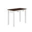 Ensemble de table de bar et de chaises, ensemble de table de salle à manger 3 pièces, ensemble de table de petit-déjeuner industriel, pour salon, salle à manger, salle de jeux - gris antique blanc