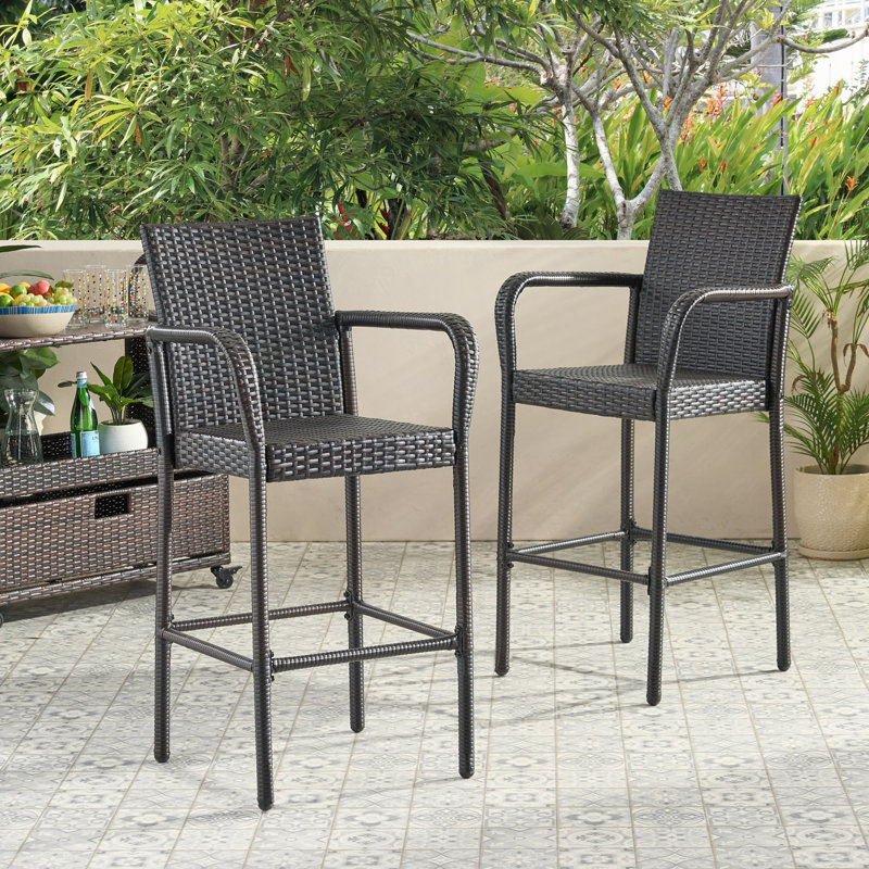 Tabouret Littleton, Brun
