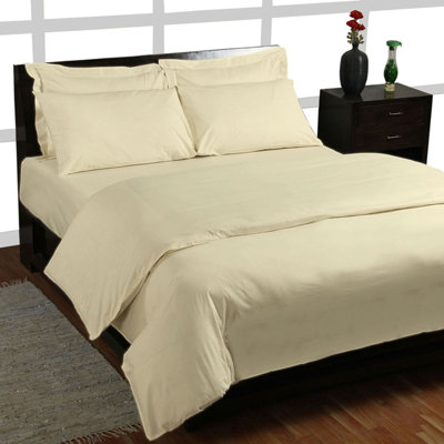Cotton Blend Percale Fitted Sheet