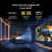 WEMAX Google TV Projector, Netflix Officially Licensed 4K Support, Mini Projector with Wifi and Bluetooth, Smart Movie Projector for Home Theater, 1080P Full HD, MAX 120" Display, Dolby Audio