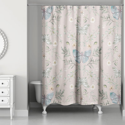Rideau de douche simple Anglina