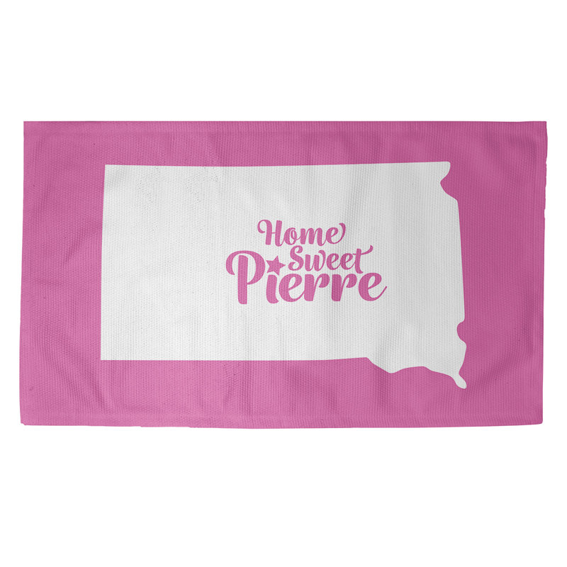 Tapis rose Pierre South Dakota, Rectangle 5 pi x 7 pi