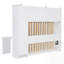 Murphy Bed with Desk and Rattan Cabinets, Space-Saving Wall Bed for Home Office-2034179753