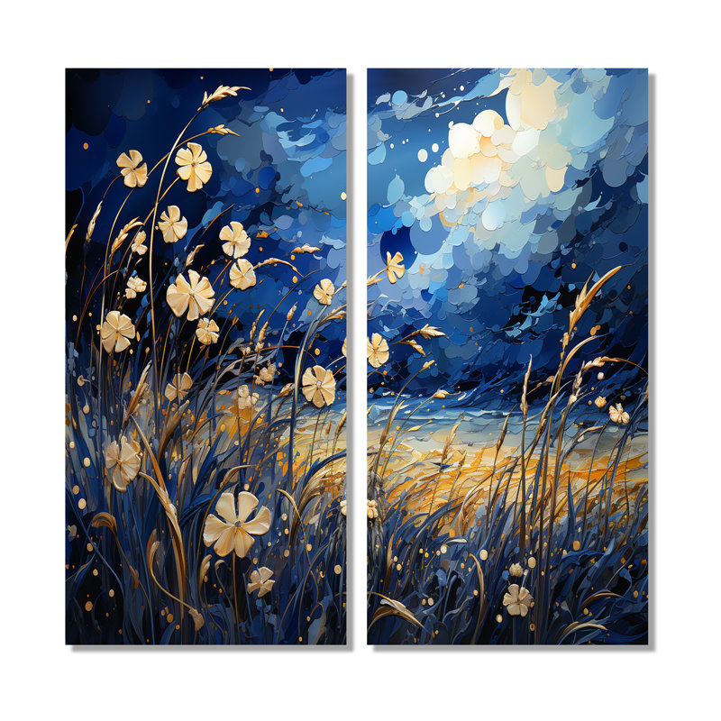 Osblek - Décoration murale traditionnelle jaune, 32" H x 32" W, Wrapped Canvas, Does Not Apply