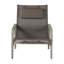 Petit fauteuil en teck Coast - teck huître / gris chiné-36750477