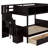 Twin Over Full Bunk Bed With Storage Staircase And Drawers-1032699544