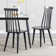 Delphina 17" Wide Mid-Century Modern Solid Wood Windsor Back Dining Chair