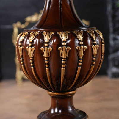 Solid Wood Mahogany Plant Stand 1 Tier