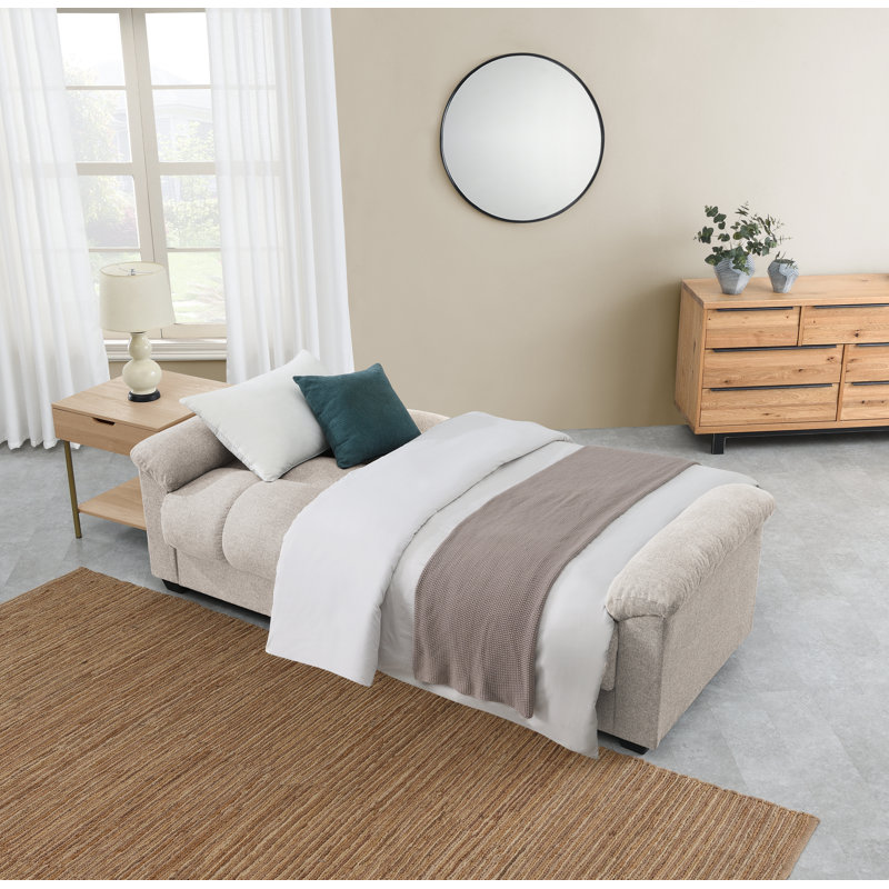 Laymantown Sofa Bed, Latte Chenille, 3