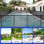 Clôture de piscine en maille métallique 4 pi H-99442529
