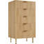 Commode haute à 5 tiroirs Natural-503323004