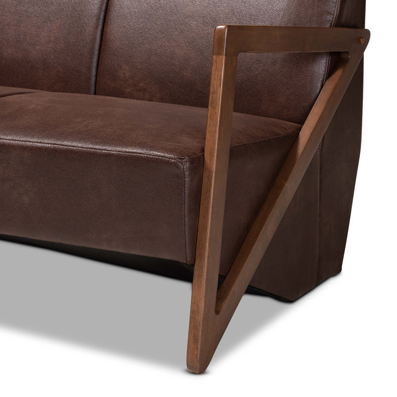 68.5'' Faux Leather Loveseat
