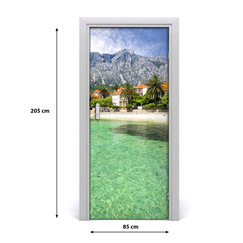 Beach Croatia Door Decal