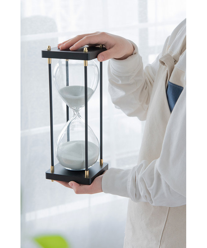 Leeds Hourglass with Wooden Frame