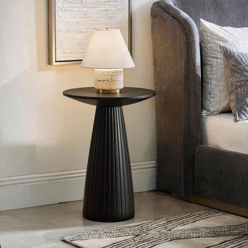 Black Side Table Sofa End Table