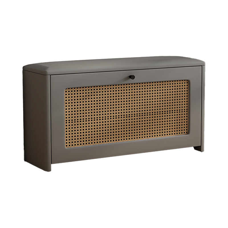 Banc ultra fin en bois massif, Gris