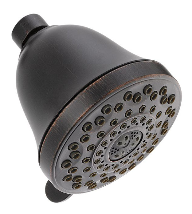 Universal Showering Components Multi Function Fixed Shower Head, Venetian Bronze