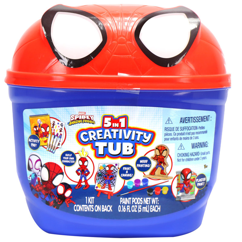 5-en-1: Baignoire de créativité - Spidey