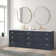 Didomenico 96'' Double Bathroom Vanity with Carrara Quartz Top