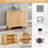 Storage Cabinet With 2 Doors