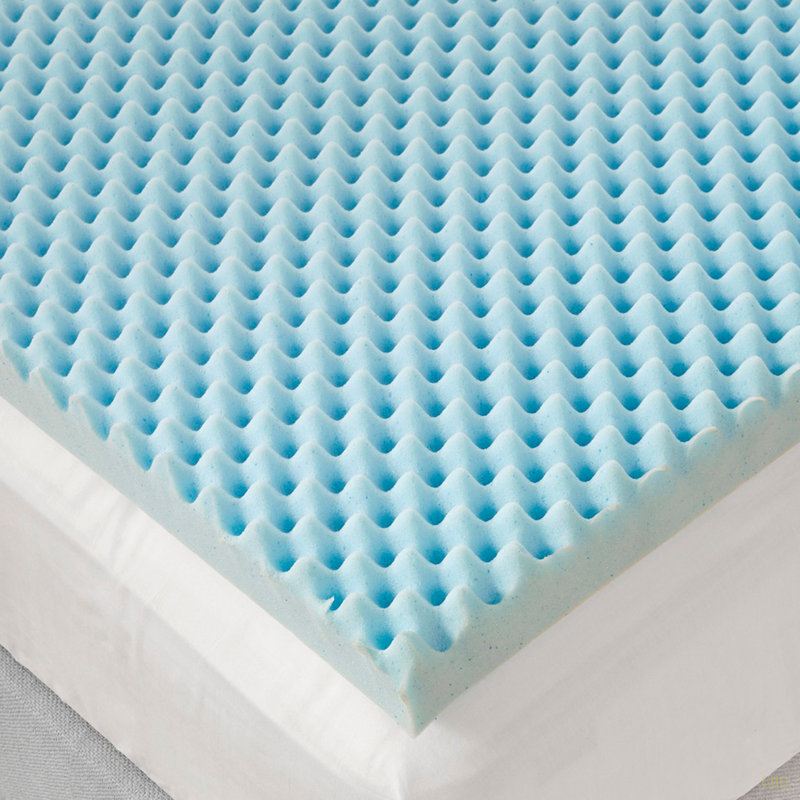 Surmatelas hypoallergénique réversible toutes saisons, Grand lit, 3"