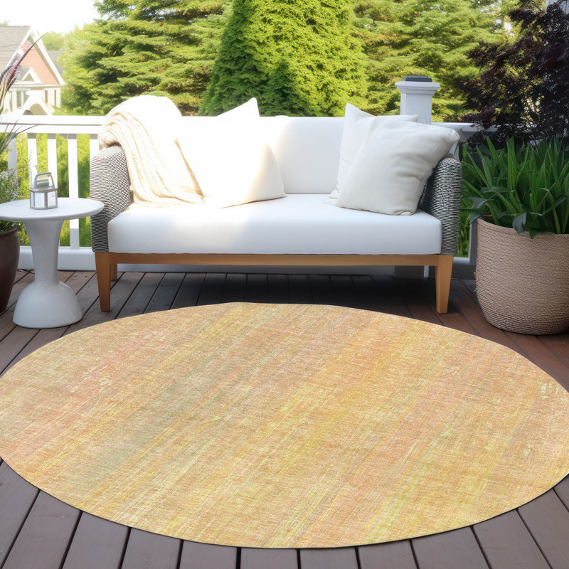 Tapis intérieur / extérieur Kinslee, Rond 8 pi