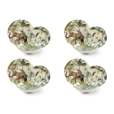 Kabir 12 Piece Ceramic Dinnerware Set - Service for 4