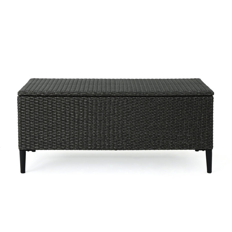 Weather- Grey Storage Cabinet For Beach And Pool Accessories Outdoor Basket Storing Activity Entertainment Gear