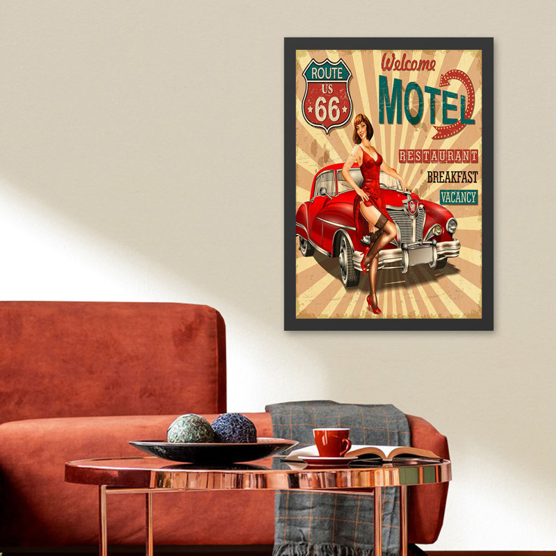 Elegant Framed MDF Wall Art, 100% MDF & Polystyrene Frame, 21.7 x 29.5 inches | UV Digital Printing | Perfect for Home Decor, Living Room & Office | Easy to Hang with Included Wall Mount