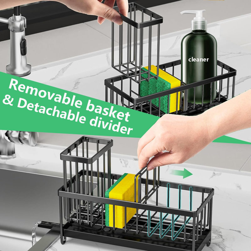 Serviteur d'évier en acier inoxydable