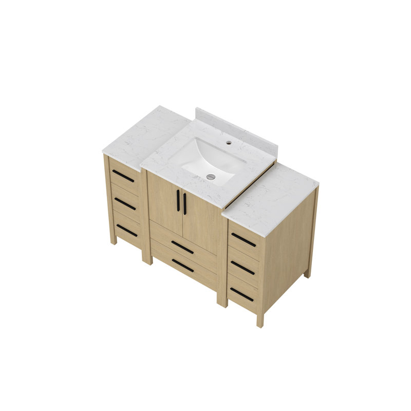 Armoire de meuble-lavabo à simple cuve l 48 po x P 22 po x H 34 po, 48"