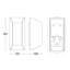 Modern Outdoor Wall Light L 30, 60 W, E27